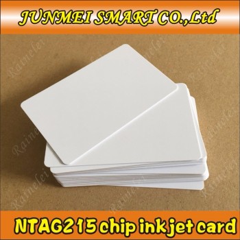 Free shopping 50pcs Inkjet Printable Nfc Cards Blank,Nfc Card 215 chip for all nfc phone.