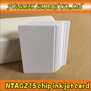 Free shopping 50pcs Inkjet Printable Nfc Cards Blank,Nfc Card 215 chip for all nfc phone.