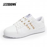Women Casual Shoes Couples Lover shoes Trainers Chaussures Femme Rivet Flats Zapatillas Mujer Damen Sapato Feminino Designer