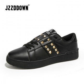 Women Casual Shoes Couples Lover shoes Trainers Chaussures Femme Rivet Flats Zapatillas Mujer Damen Sapato Feminino Designer