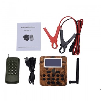 Long Range MP3 Player Camouflage Color for Outdoor 300-500m Remote Control amp; 50W Speaker Reach 2km amp; 210 Bird Songs Included