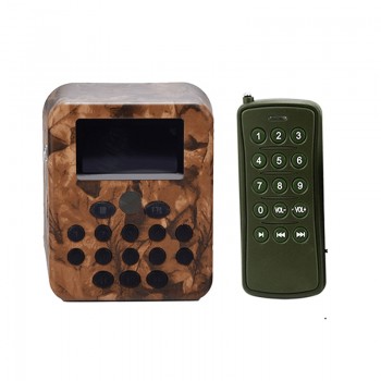 Long Range MP3 Player Camouflage Color for Outdoor 300-500m Remote Control amp; 50W Speaker Reach 2km amp; 210 Bird Songs Included