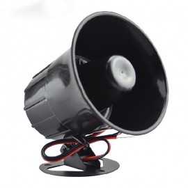 DC 12V Wired Loud Alarm Siren Horn Loudspeaker With Bracket Home Outdoor Public Address Broadcasting Security Protection System