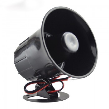 DC 12V Wired Loud Alarm Siren Horn Loudspeaker With Bracket Home Outdoor Public Address Broadcasting Security Protection System