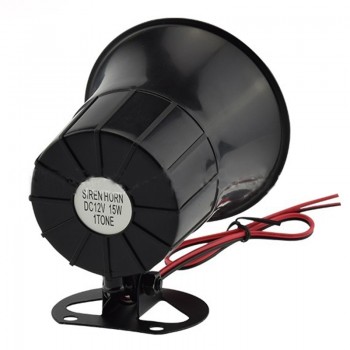 DC 12V Wired Loud Alarm Siren Horn Loudspeaker With Bracket Home Outdoor Public Address Broadcasting Security Protection System