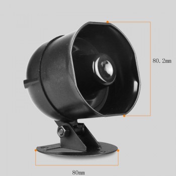 WT2000 10W Car Truck Alarm Siren Horn Loud Speaker Outdoor Voice Broadcast Support micro SD Card Playback Speech Customization