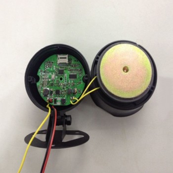 WT2000 10W Car Truck Alarm Siren Horn Loud Speaker Outdoor Voice Broadcast Support micro SD Card Playback Speech Customization