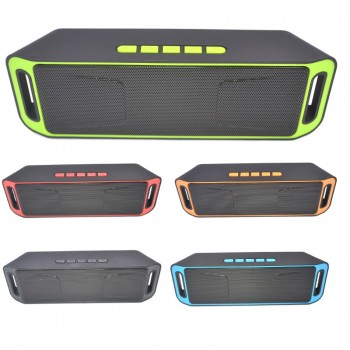 High Quality Portable Bluetooth 4.0 Wireless Speaker TF USB FM Radio Dual Bass Sound Subwoofer Loudspeaker Public Broadcasting