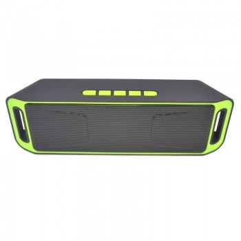 High Quality Portable Bluetooth 4.0 Wireless Speaker TF USB FM Radio Dual Bass Sound Subwoofer Loudspeaker Public Broadcasting