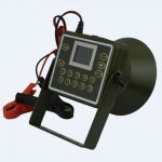 Waterproof MP3 Player Built-in 60W Speaker Included 340 Songs 6 Language LCD Display Numeric Keypad Control Outdoor Desertproof