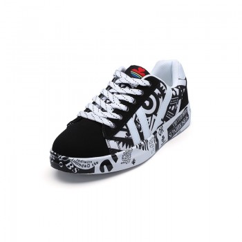 HZXINLIVE 2018 Autumn Woman Flat Casual Shoes Couple Shoes Lovers Printing Fashion Ladies Vulcanized Shoes zapatos de mujer Wild