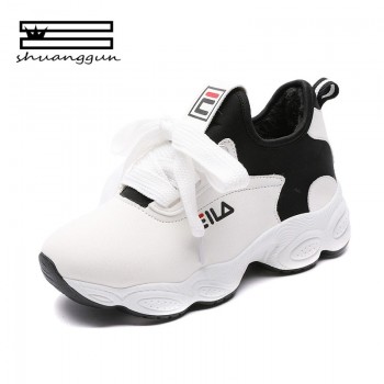 SHUANGGUN  2019 Breathable Mesh Women Casual Shoes Vulcanize Female Fashion Sneakers Lace Up Soft High Leisure Footwears