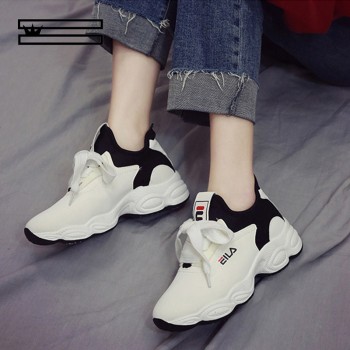 SHUANGGUN  2019 Breathable Mesh Women Casual Shoes Vulcanize Female Fashion Sneakers Lace Up Soft High Leisure Footwears