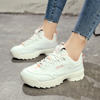 Women Casual Shoes Femme 2018 Spring Autumn Shoes Women Sneakers Flats Fashion Lace-Up White Breathable woman Sneakers ST314