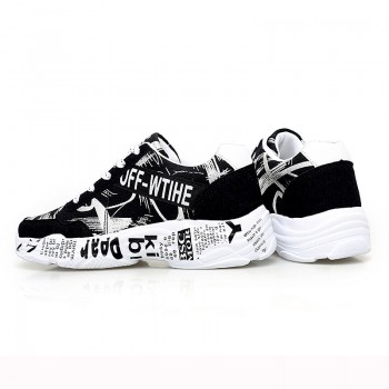 HZXINLIVE 2019 Sping Woman Casual Fashion Sneakers Graffiti Flats Ladies Vulcanized Shoes Summer White Sneakers Zapatos De Mujer