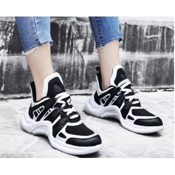 Shoes Women Designer Sneakers Casual Shoes 2018 Genuine Leather and Lycra women flats Footwear Walking Shoes Vulcanized Shoes