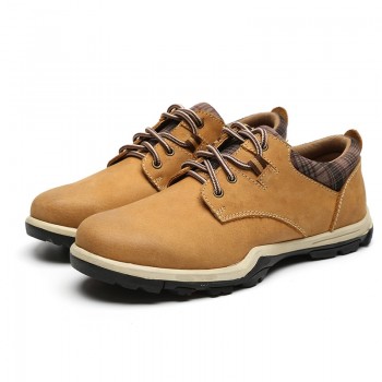 Brand Hot Newest Fashion Winter Ankle Boots Men High Quality Genuine Leather Wear Resisting Casual Shoes Working Men Boots