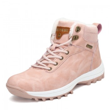 Christmas Fashion Winter Shoes Man Warm Snow Boots Zapatos De Hombre Ankle Martin Boots Lace-up Casual Shoes Outdoor Flats