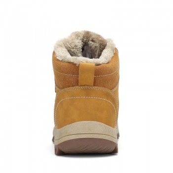 Christmas Fashion Winter Shoes Man Warm Snow Boots Zapatos De Hombre Ankle Martin Boots Lace-up Casual Shoes Outdoor Flats