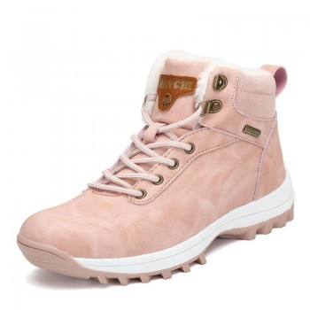 Christmas Fashion Winter Shoes Man Warm Snow Boots Zapatos De Hombre Ankle Martin Boots Lace-up Casual Shoes Outdoor Flats