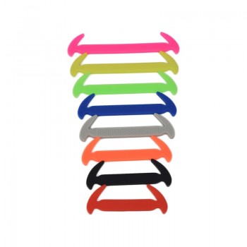 16pcs/lot Elastic Silicone Shoelaces For Shoes Special Shoelace No Tie Shoe Laces For Men Women Lacing Shoes Rubber Shoelace