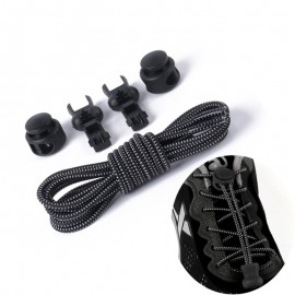No Tie Shoelaces Stretching Lock lace Locking Shoe Laces Elastic Sneaker Chidren Shoelaces Shoestrings Running/Jogging/Triathlon