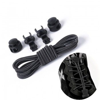 No Tie Shoelaces Stretching Lock lace Locking Shoe Laces Elastic Sneaker Chidren Shoelaces Shoestrings Running/Jogging/Triathlon