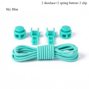 No Tie Shoelaces Stretching Lock lace Locking Shoe Laces Elastic Sneaker Chidren Shoelaces Shoestrings Running/Jogging/Triathlon
