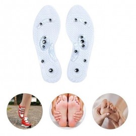 1 Pair Women Men Silicone Insole Magnetic Therapy Anti Fatigue Health Care Massage Insoles WML99