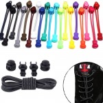 1 Pair Shoelaces Unsiex No Tie Locking Round Shoelaces Elastic Shoelace Sneaks Shoe Laces Fit Strap For Boys And Girls Wholesale