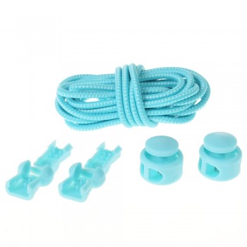 1 Pair Shoelaces Unsiex No Tie Locking Round Shoelaces Elastic Shoelace Sneaks Shoe Laces Fit Strap For Boys And Girls Wholesale