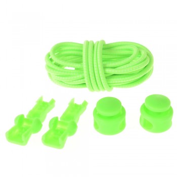 1 Pair Shoelaces Unsiex No Tie Locking Round Shoelaces Elastic Shoelace Sneaks Shoe Laces Fit Strap For Boys And Girls Wholesale