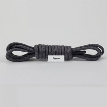 Leyou 80-160cm Round Waxed Coloured Shoelaces Leather Shoes Strings Boot Sport Shoe Laces Cord