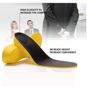 Height increase insoles for men/women 2/3/5 cm up invisiable arch support orthopedic insoles shock absorption blue/black color