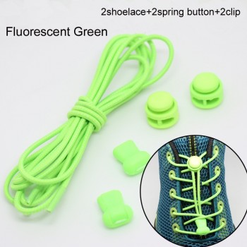 Shoelaces Unisex Elastic Shoe Laces For Men Women All Sneakers Fit Strap Sport Shoes Reflective Buckle lazy lock laces white