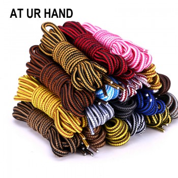 Fashion 120 cm new design rope shoelaces round casual sneakers shoelaces skate boot shoe laces strings