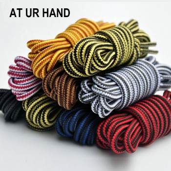 Fashion 120 cm new design rope shoelaces round casual sneakers shoelaces skate boot shoe laces strings