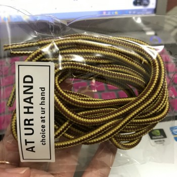 Fashion 120 cm new design rope shoelaces round casual sneakers shoelaces skate boot shoe laces strings