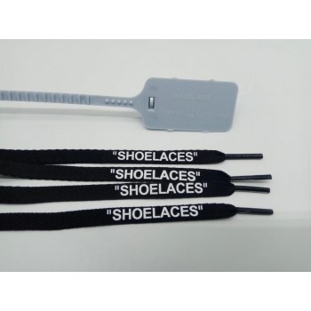 vieruodis Printing SHOELACES Black White Orange Green OW Signed  Shoelaces Bootlaces For Off Shoes Oval Rope Laces