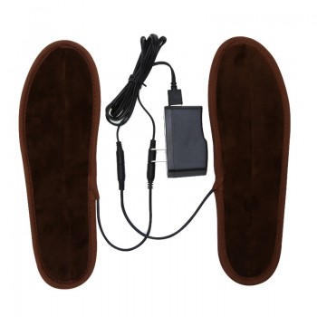 data line + insoles Men Women New USB Electric Powered Plush Fur Heating Insoles Winter Keep Warm Insole Heated insole Unisex