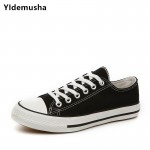 YIdemusha New Summer Sneakers Wedges Canvas Shoes Men Casual Shoe Men Breathable White Basket Stars Zapatos Mujer Trainers Shoes