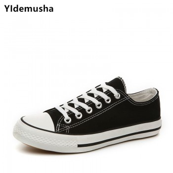YIdemusha New Summer Sneakers Wedges Canvas Shoes Men Casual Shoe Men Breathable White Basket Stars Zapatos Mujer Trainers Shoes