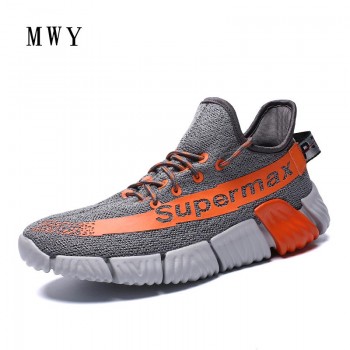 MWY Air Mesh Breathable Man Shoes Platform Shoes Comfortable Soft Sneakers Men Chaussures Plateforme Mens Vulcanize Shoes