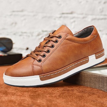 Shoes men 2018 new arrival fashion Anti-skid cozy pu Breathable casual men shoes566