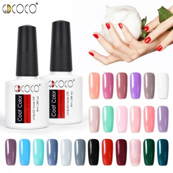 GDCOCO soak off  Base Gel Top Coat Matte Top Gel polish Nail Gel lacquer 8 ml manicure wholesale long lasting Nail color gel