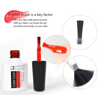 GDCOCO soak off  Base Gel Top Coat Matte Top Gel polish Nail Gel lacquer 8 ml manicure wholesale long lasting Nail color gel