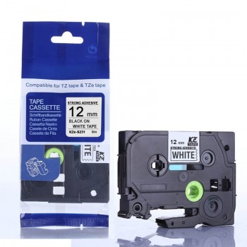 30 color tze label tape compatible Brother p-touch printers Tze231 Tze-231 12mm for Brother P Touch Tze PT Labeler tz231 tze 231