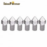 3D Printer MK8 V5 V6 stainless steel M6 Nozzle 0.2/0.3/0.4/0.5/0.6/0.8mm Extruder Print Head For 1.75mm or 3.0mm Fliament