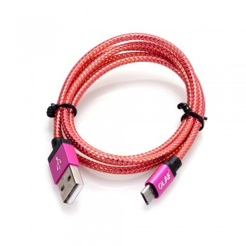 OLAF Micro USB Cable 1m 2m 3m Fast Charging Nylon USB Sync Data Mobile Phone Android Adapter Charger Cable for Samsung Cable