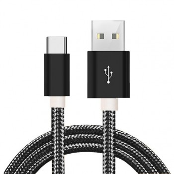 SUPTEC New Durable Braided Nylon USB Type-C Cable for Samsung Xiaom Huawei USB Type C Data Charging Cable USB-C Charger Cord